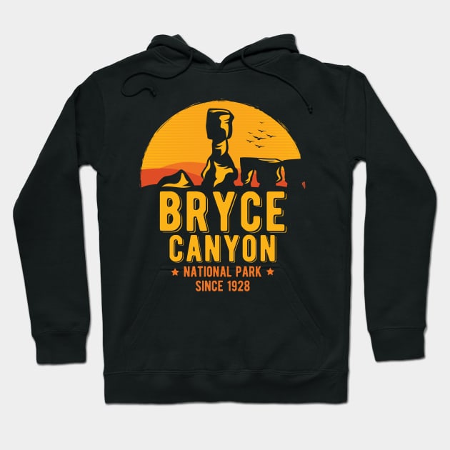 Bryce Canyon National Park Utah Sunset Hoodie by HCMGift